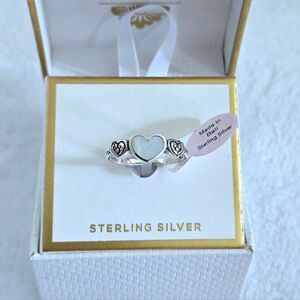 Annika Witt Sterling Silver🤍 Triple3️⃣ Heart❤ Ring💍 - NWT